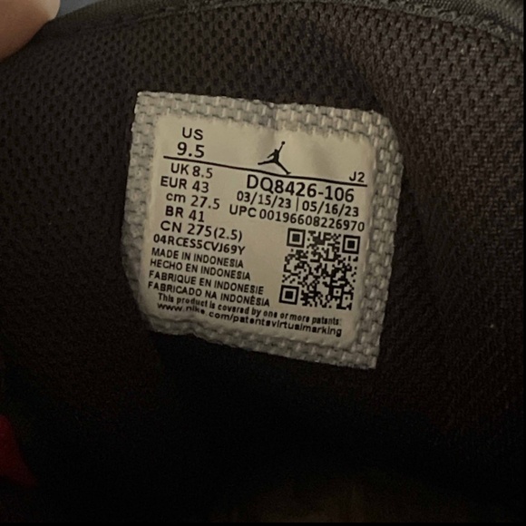 2023 AIR JORDAN 1 MID GYM RED BLACK TOE’ - Picture 4 of 7